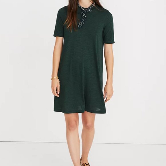 Madewell Mockneck Boxy Tee Dress - Picture 2 of 6